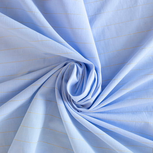 Bumbac Bleu cu Fir Metalic