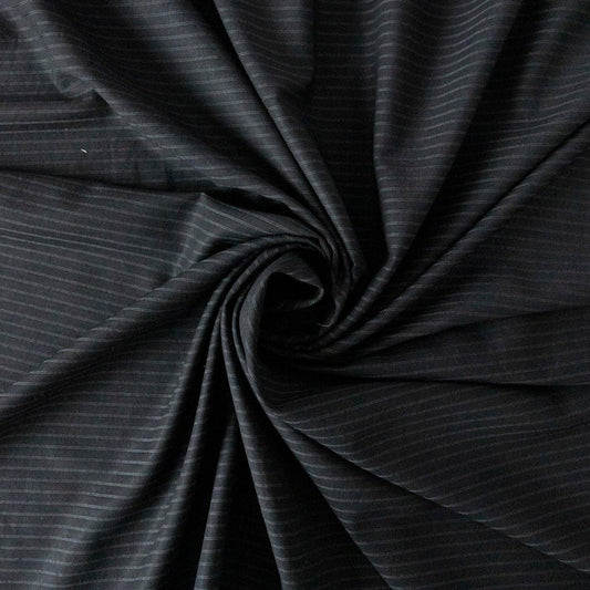 Stofa neagra cu dungi gri