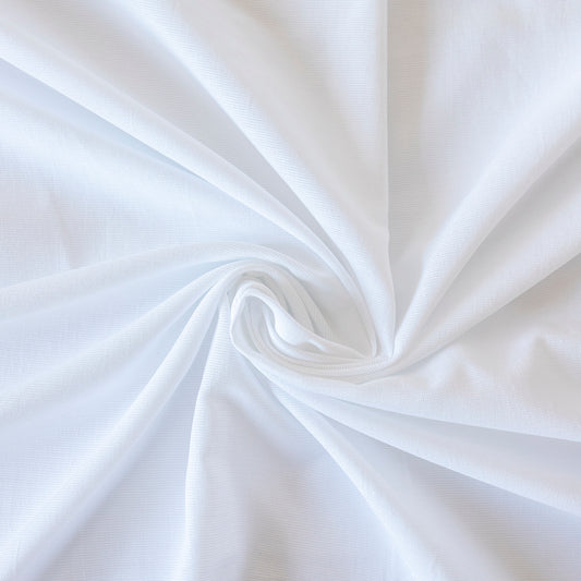 Bumbac alb cu matase