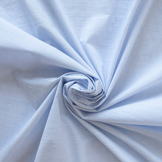 Bumbac bleu cu linii albe