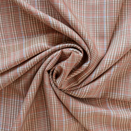 Bumbac cu Matase - dungi multicolore