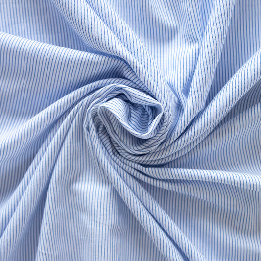 Bumbac cu dungi bleu