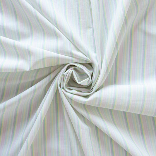 Bumbac cu dungi multicolore