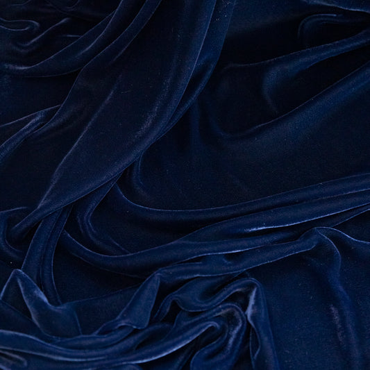 Catifea Matase Bleumarin