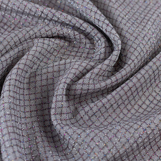 Lurex Gri cu Sclipici