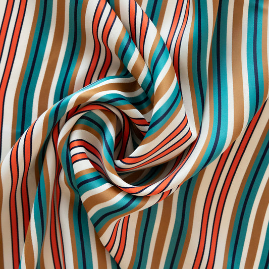 Matase cu dungi multicolore