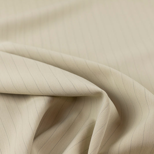 Pachet 15 metri stofita crem cu dungute