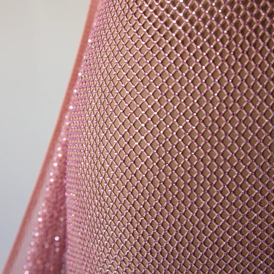 Plasă Roz cu Cristale