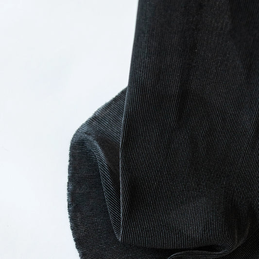 Poliester plisat mic negru