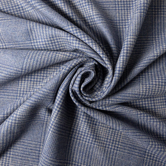 Stofa Albastra in Carouri