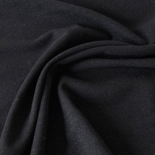 Stofa Palton Neagra cu Fir Lame