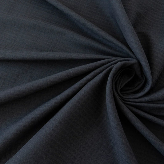 Stofita bleumarin cu model tesut