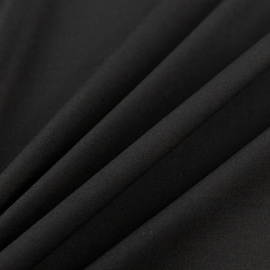 Stofita neagra elastica cu lana (rochii, costume)