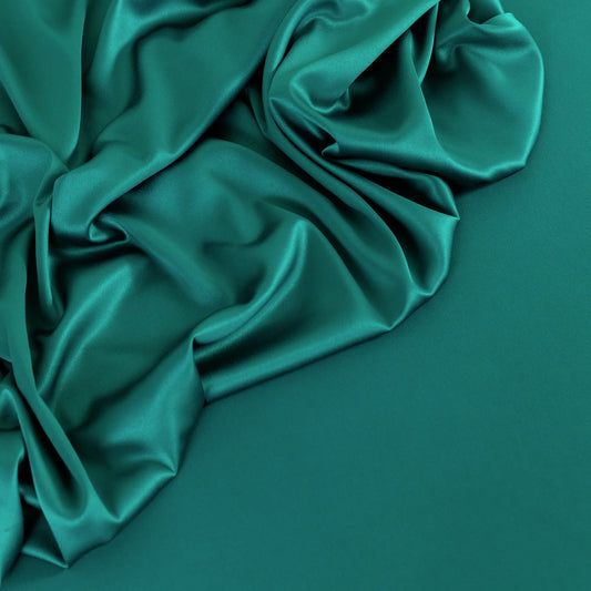 Tafta Premium Albastru Verzui Elastica