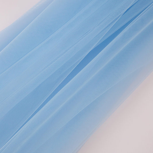 Tiul Fin Premium 3 m Latime Bleu Deschis