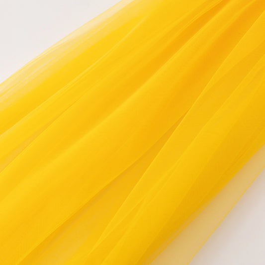 Tiul Fin Premium 3 m Latime Galben 2