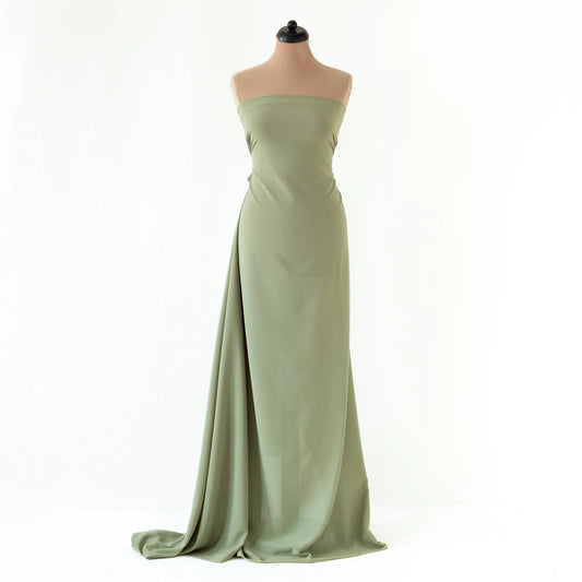 Voal Elastic Verde Gri