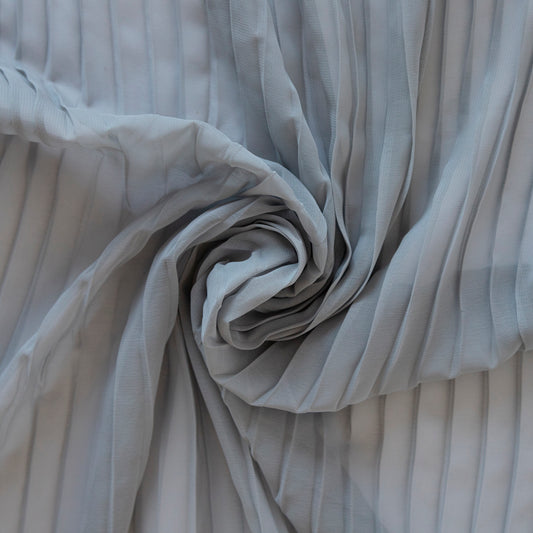 Voal Plisat Gri