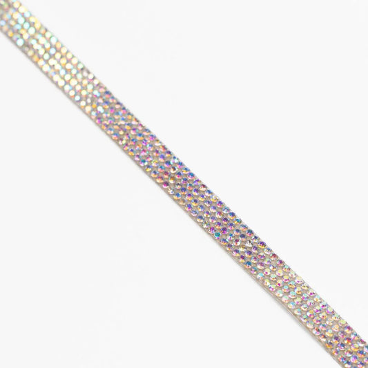 Banda adeziva cu strasuri 1 cm