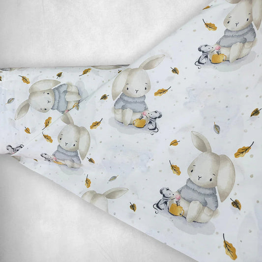 Bumbac lenjerie de pat Iepuras Soricel 240 cm