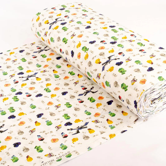 Bumbac Ranforce Minecraft 240 cm Latime