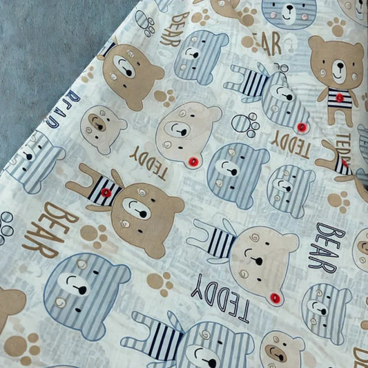 Bumbac lenjerie de pat Copii Ursuleti 240 cm