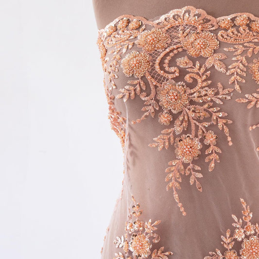 Dantela corai cu flori