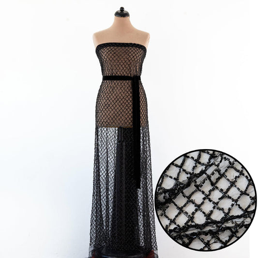 Dantela Neagra Plasa Margele