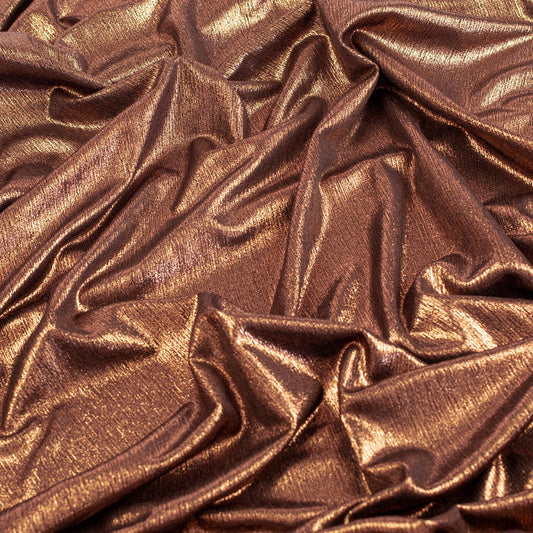 Lurex Negru cu Reflexii Aramii