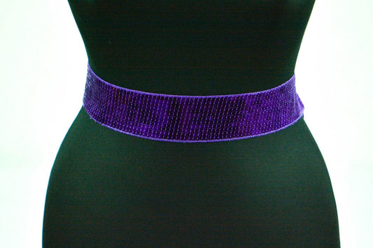 Banda decorativa cu paiete - Violet