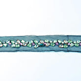 Banda decorativa cu pietre multicolore