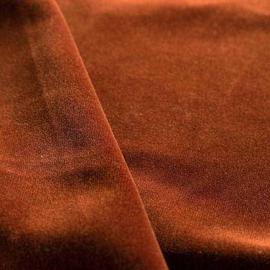 Catifea caramizie pe baza de bumbac