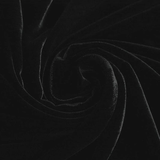 Catifea - Negru folosita la fabricarea rochiilor