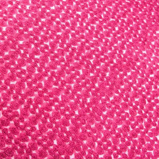 Dantela 3D - Trandafiri Ciclam