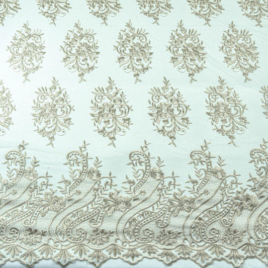 Dantela brodata - Beige
