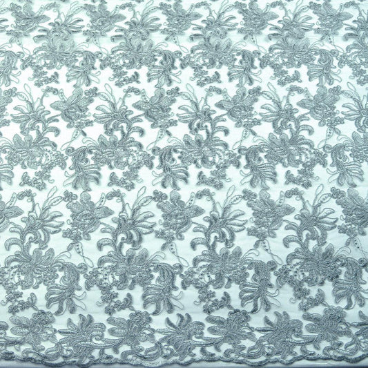 Dantela brodata - Verde Turcoaz