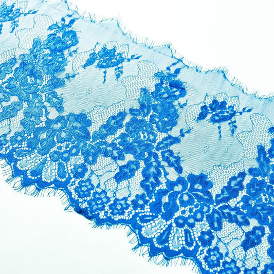 Dantela Chantilly - Albastru Royal