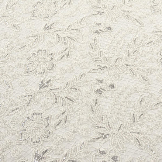 Dantela cu paiete - Ivoar