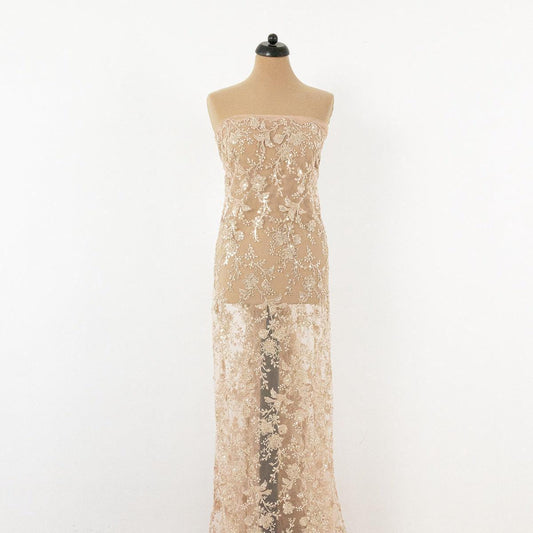 Dantela neagra cu flori 3d