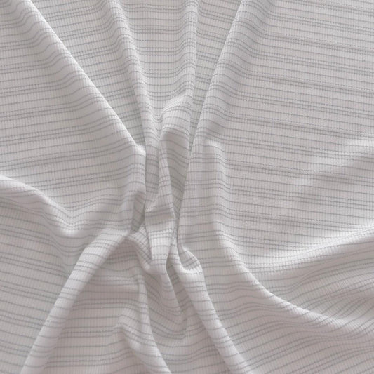 Lurex ivoire cu fir male argintiu