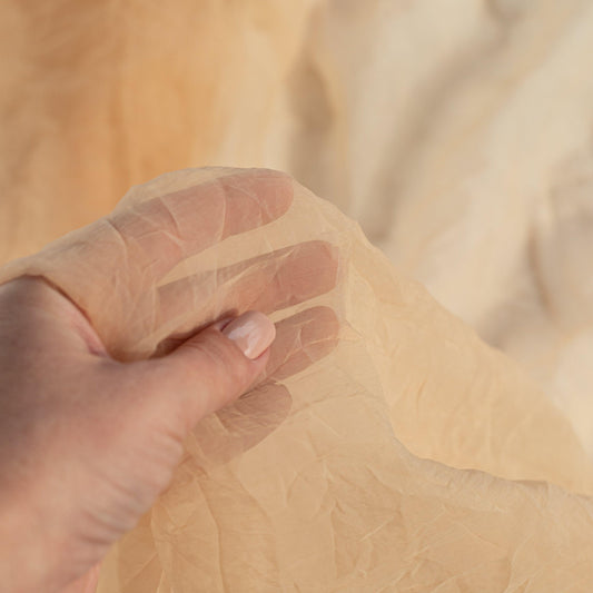 Organza creponata nude