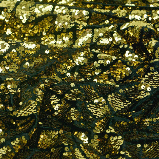 Paiete pe catifea - Negru cu auriu