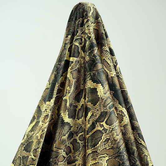 Saten Elastic Imprimat Sarpe