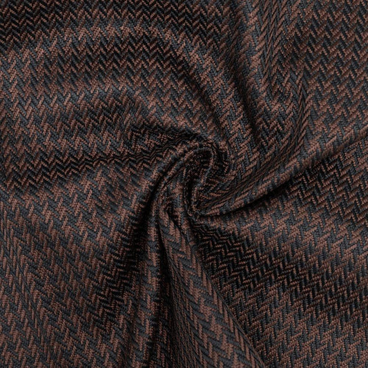 Stofa tapiterie maro si negru