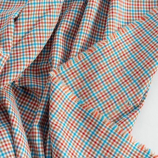 Stofita in carouri multicolore 2