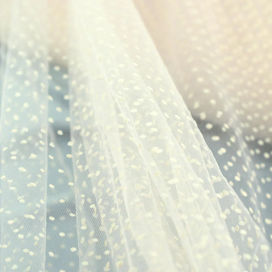 Tiul cu Buline mici Ivoire