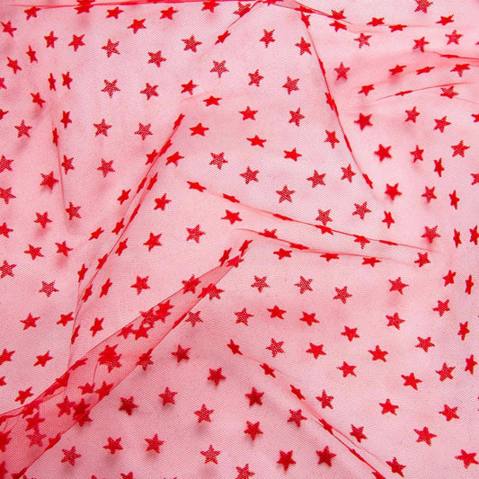 Tullee cu stelute - Rosu