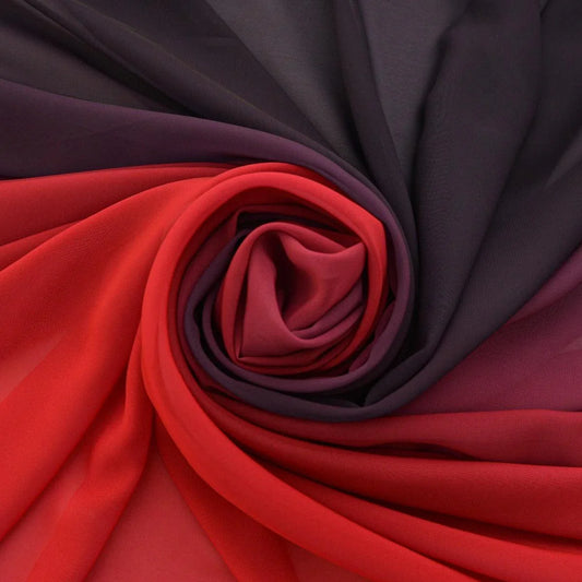 Voal in degrade - Rosu