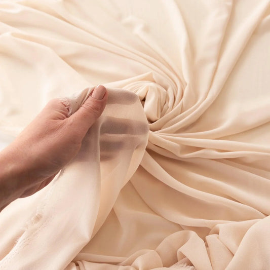 Voal Georgette Crem Deschis