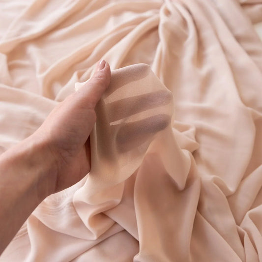 Voal Georgette Crem Roz